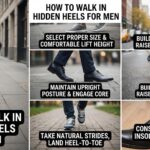 How to Walk in hidden Heels For Men