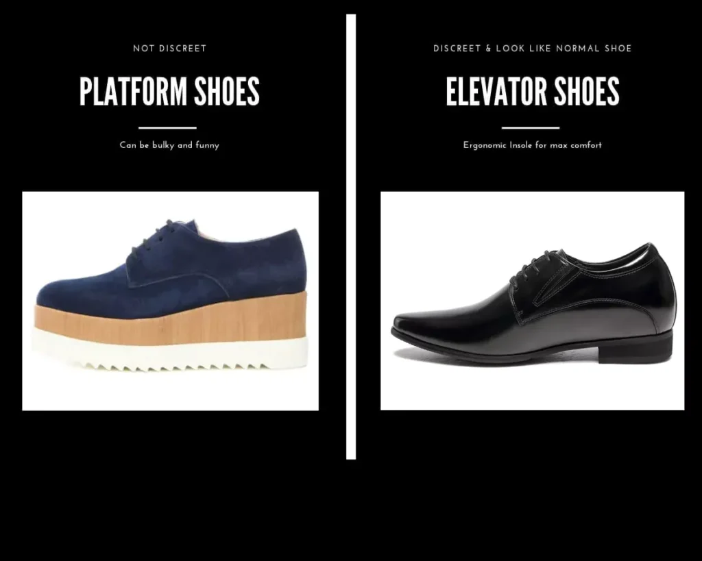 platform shoes vs elevator shoes