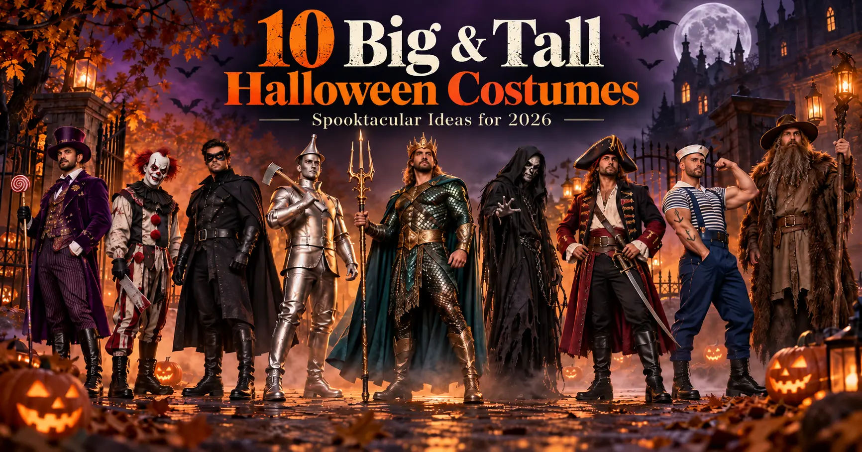 10 Big and Tall Halloween Costumes 2026