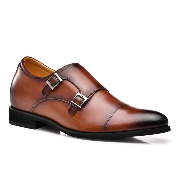 7CM / 2.8 in Monk Strap Elevator Boots